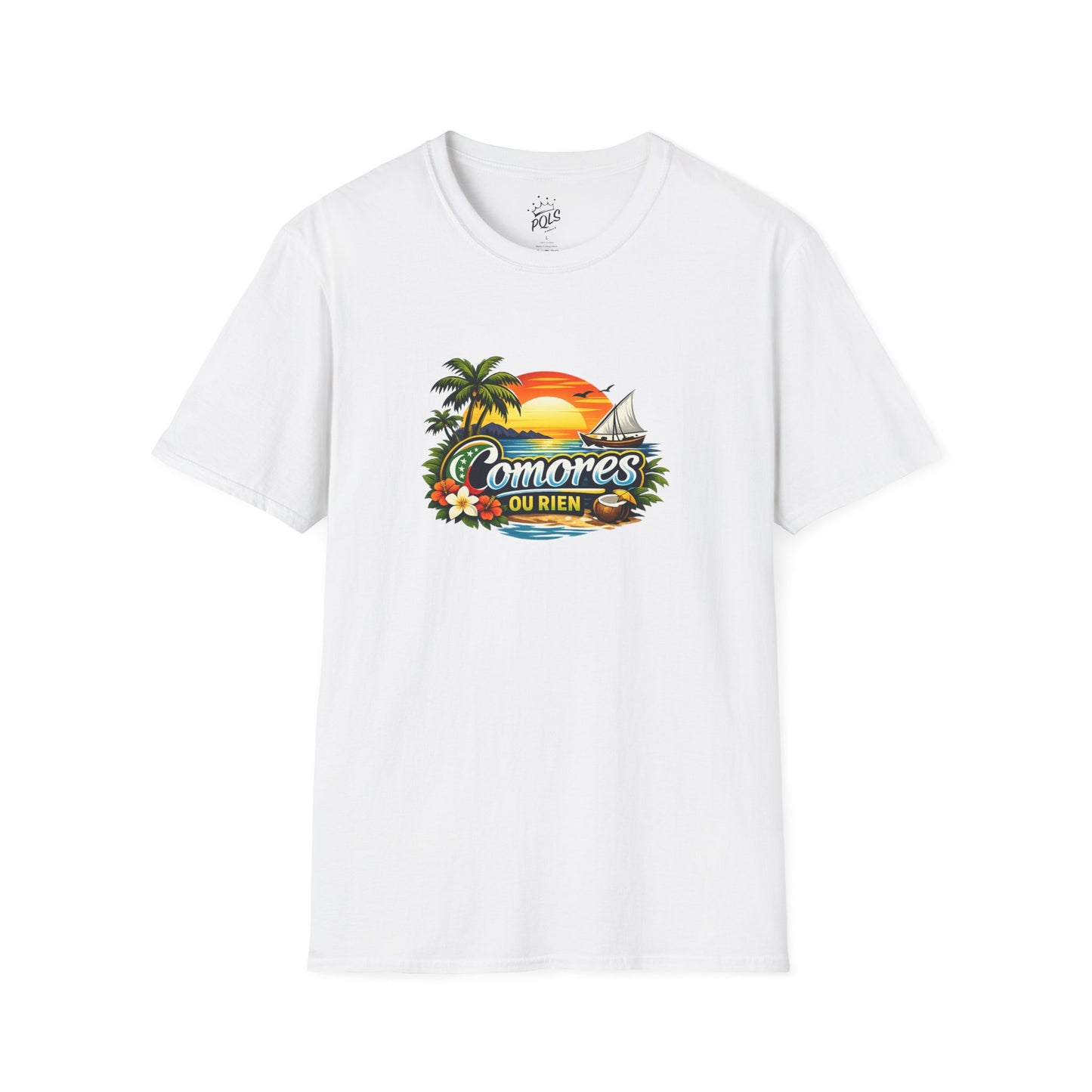 Tee Comores Ou Rien — Sunset Tropical