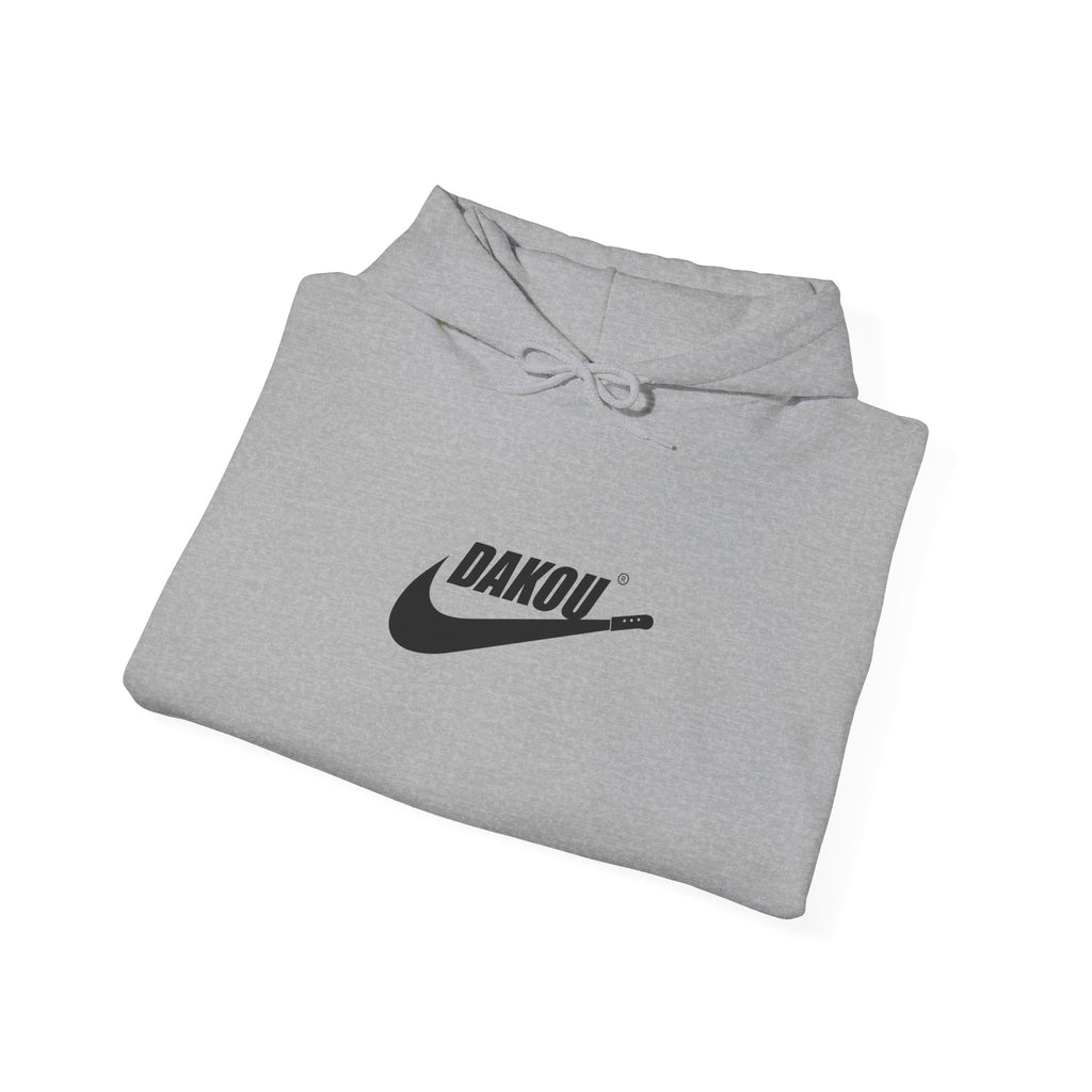 Dakou Swoosh Logo Hoodie - Minimal Streetwear Pullover