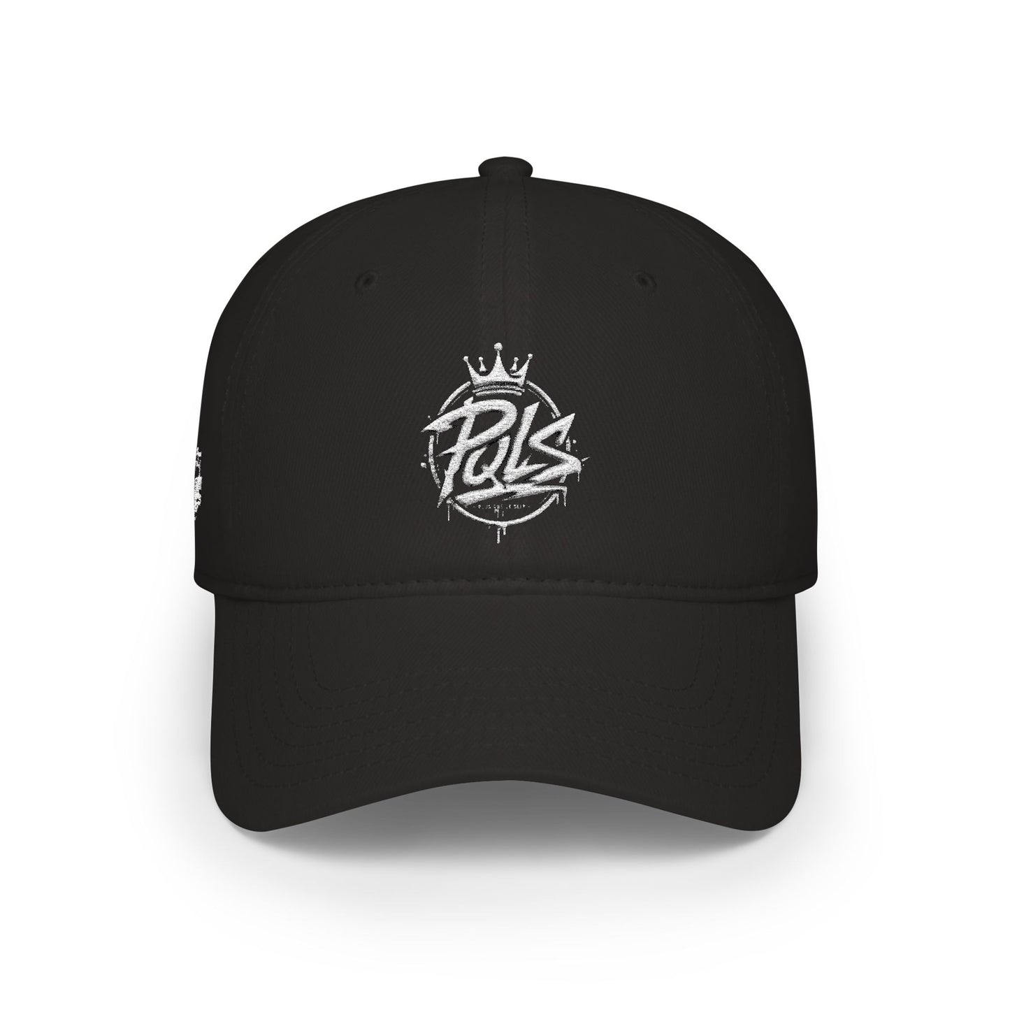 Low Profile Baseball Cap — Pqls Crown Graffiti Logo