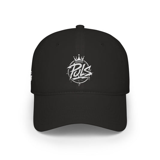 Low Profile Baseball Cap — Pqls Crown Graffiti Logo