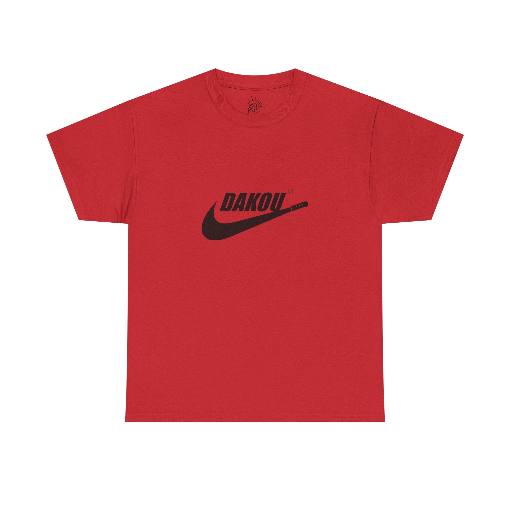 Dakou Swoosh Tee — Minimalist Athletic Logo T‑Shirt