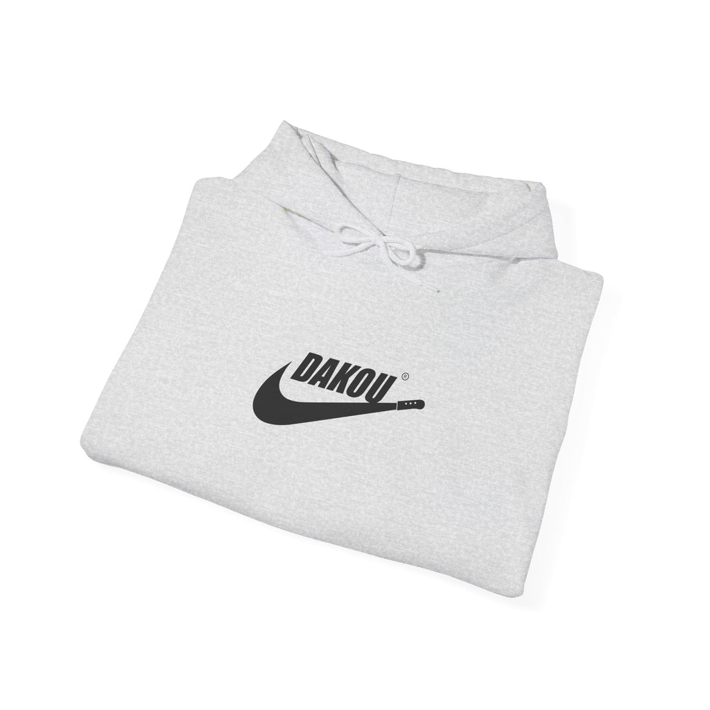 Dakou Swoosh Logo Hoodie - Minimal Streetwear Pullover