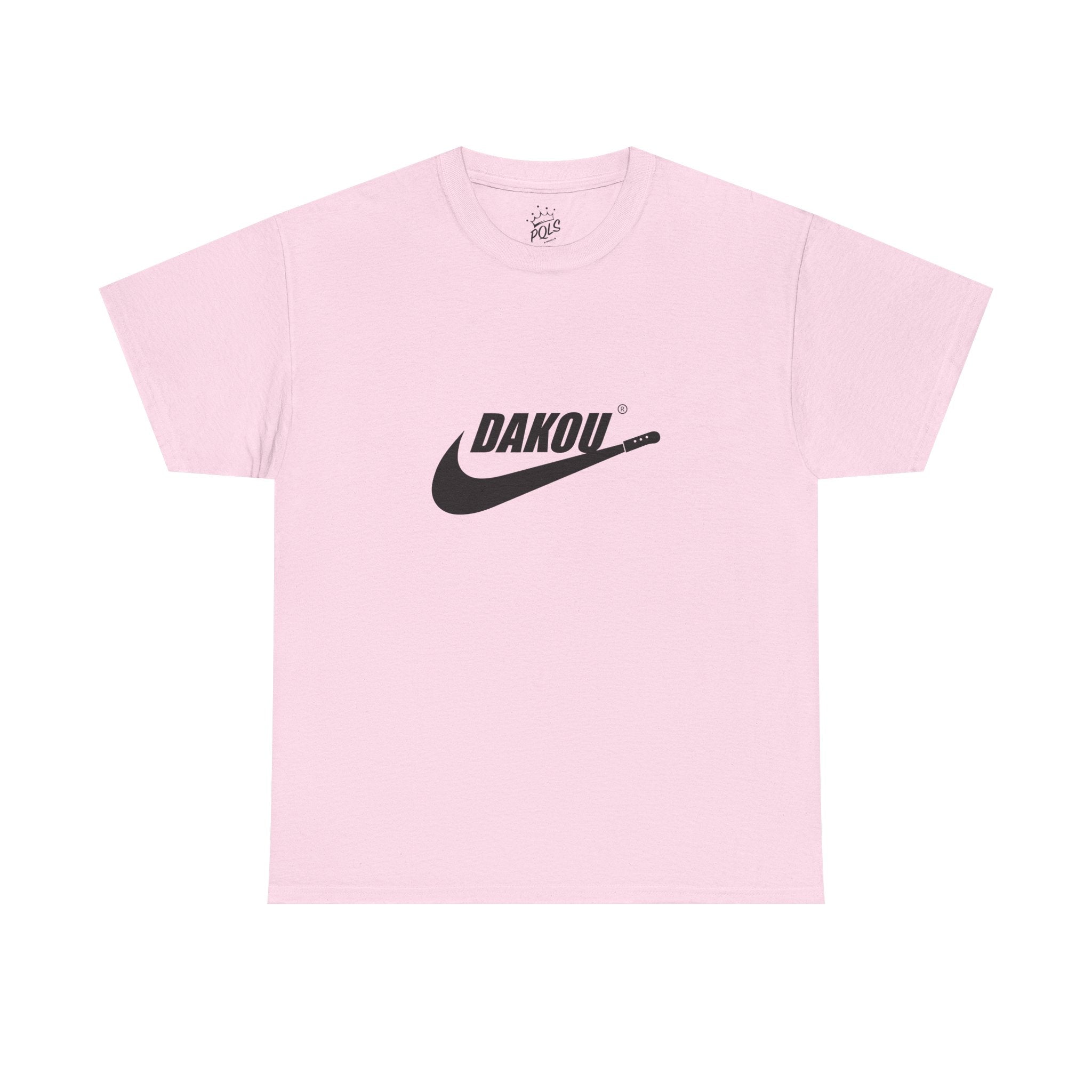 Dakou Swoosh Tee — Minimalist Athletic Logo T‑Shirt