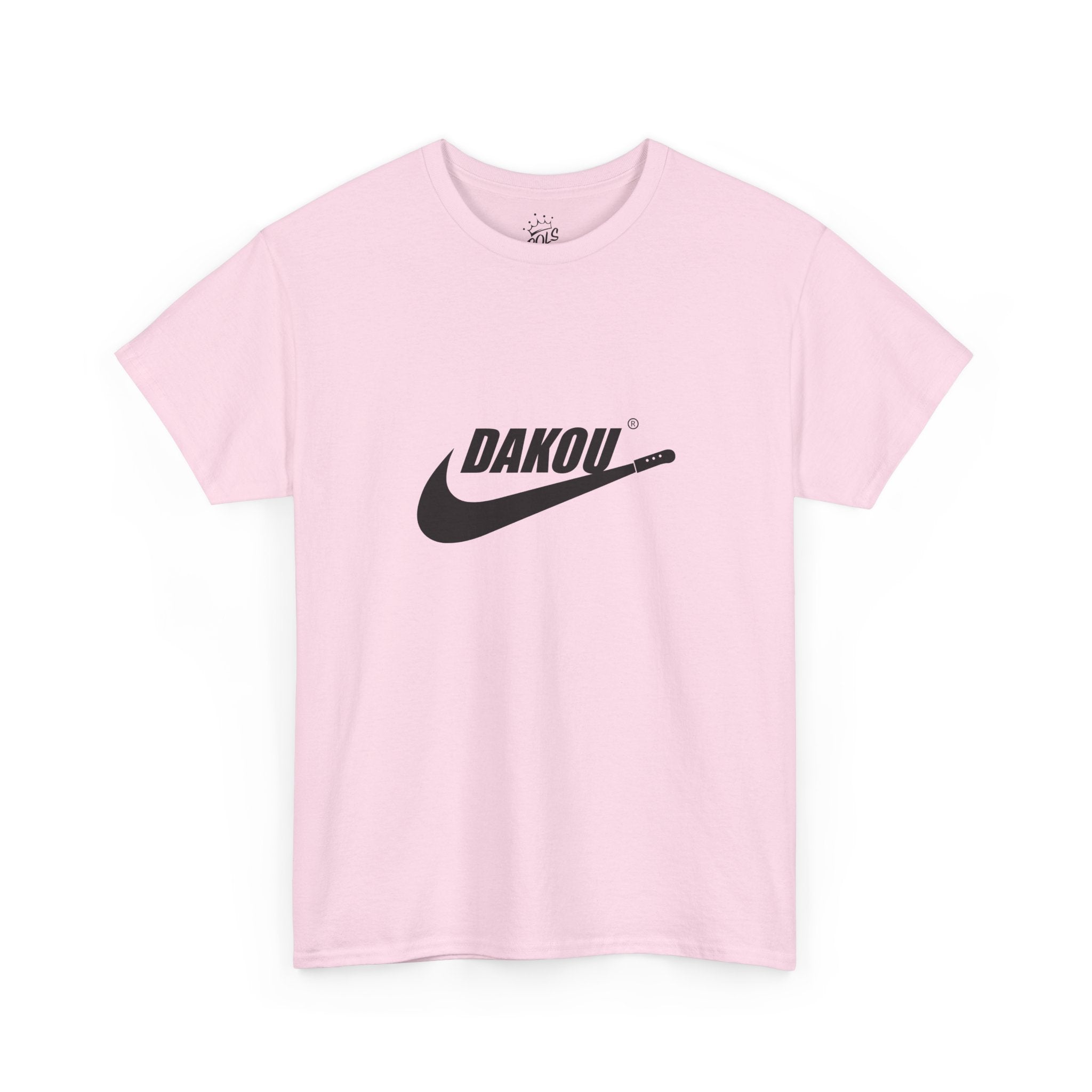 Dakou Swoosh Tee — Minimalist Athletic Logo T‑Shirt