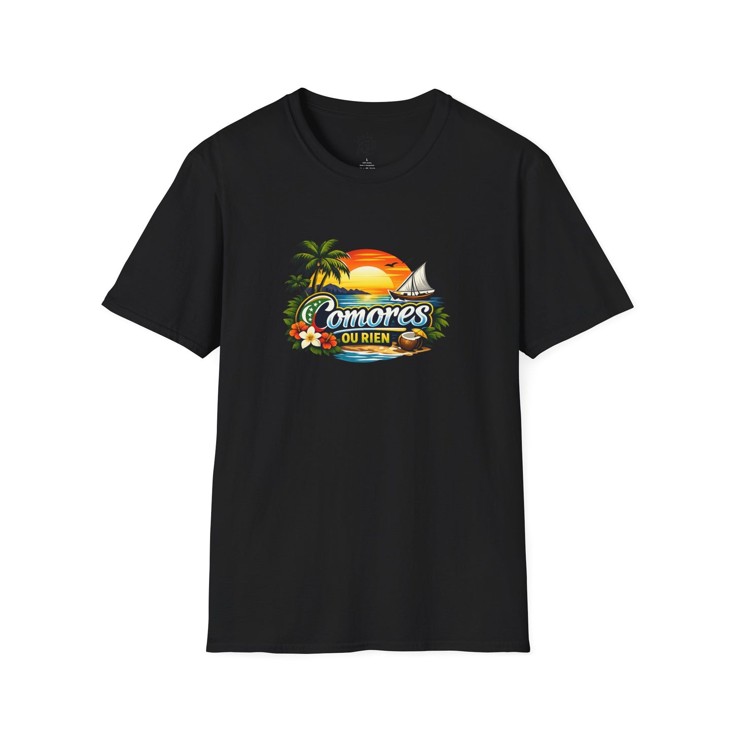 Tee Comores Ou Rien — Sunset Tropical