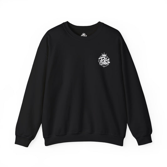 Graffiti Crown Crewneck Sweatshirt — PQLS Streetwear Logo