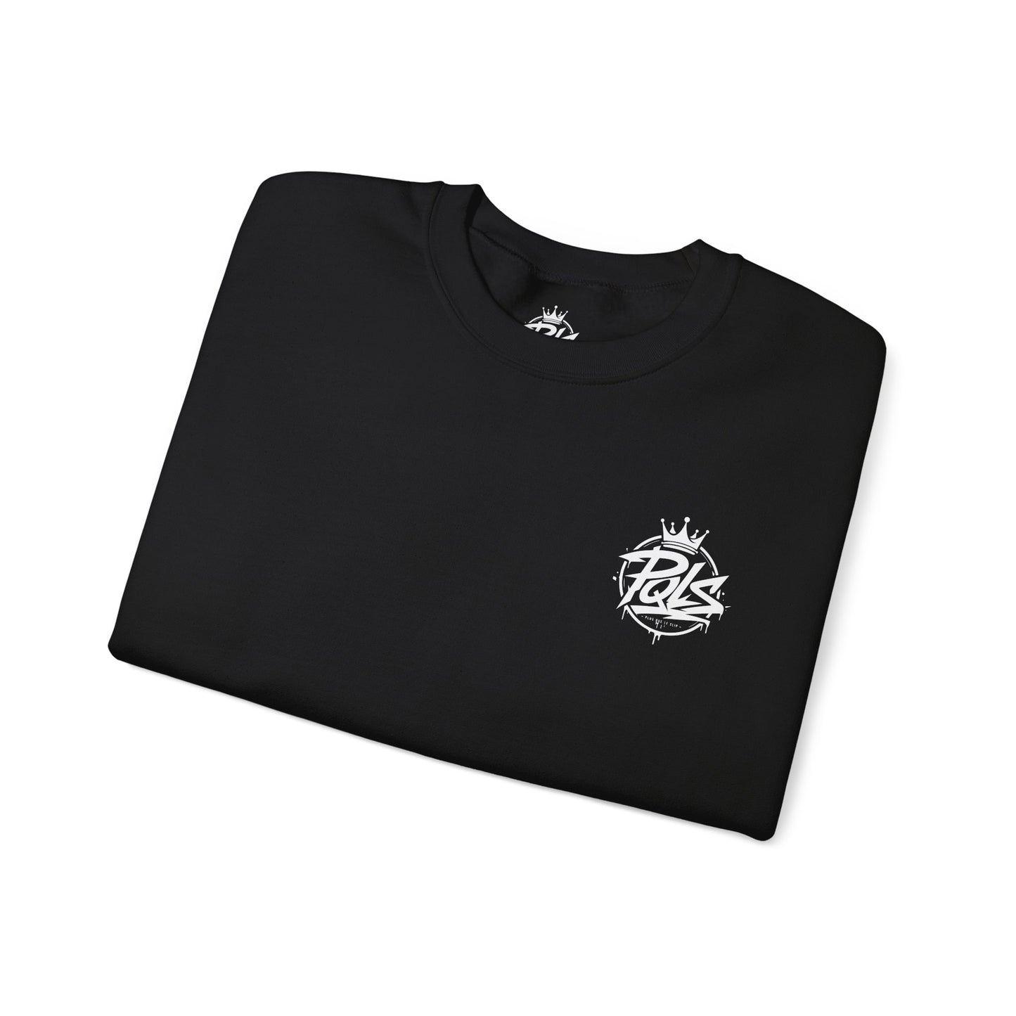 Graffiti Crown Crewneck Sweatshirt — PQLS Streetwear Logo