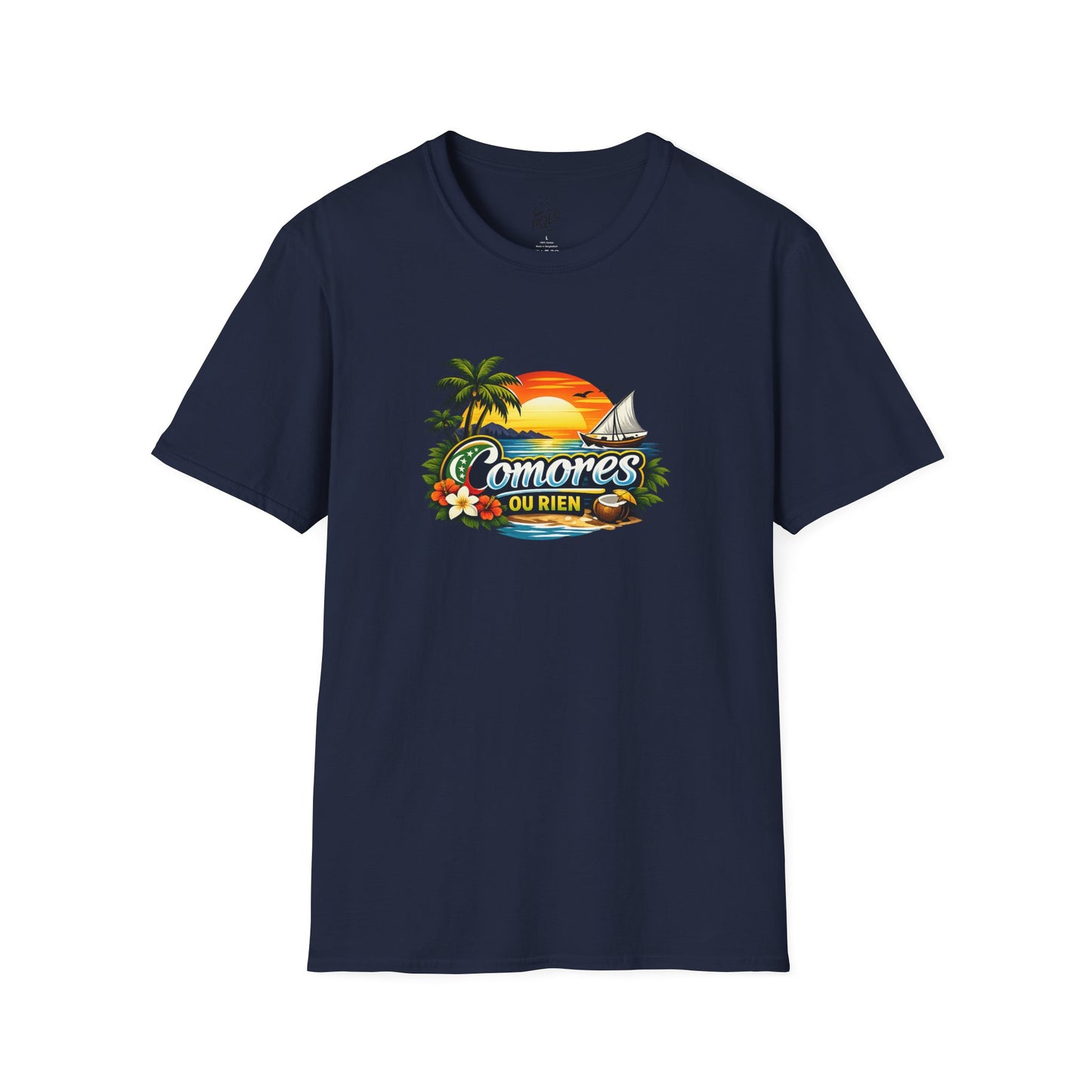 Tee Comores Ou Rien — Sunset Tropical