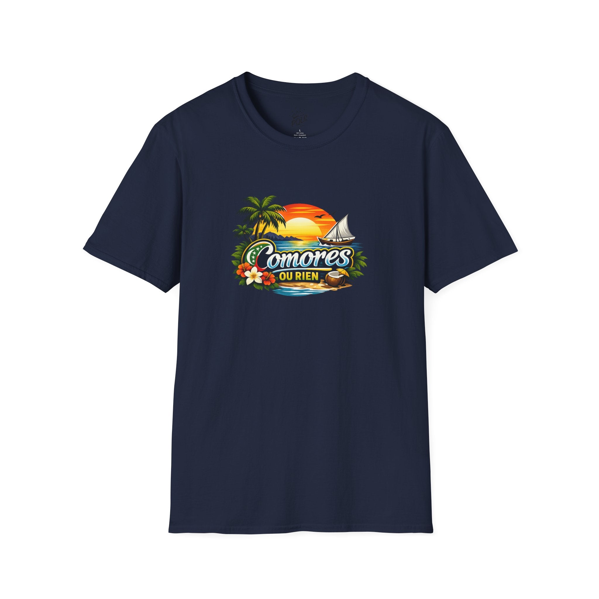 T-Shirt — Comores Ou Rien Sunset Tropical Crew