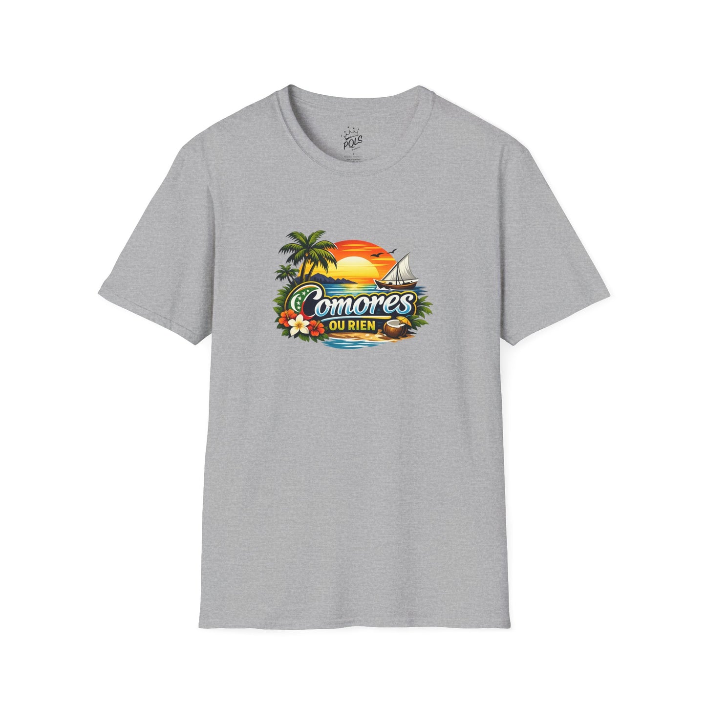 Tee Comores Ou Rien — Sunset Tropical