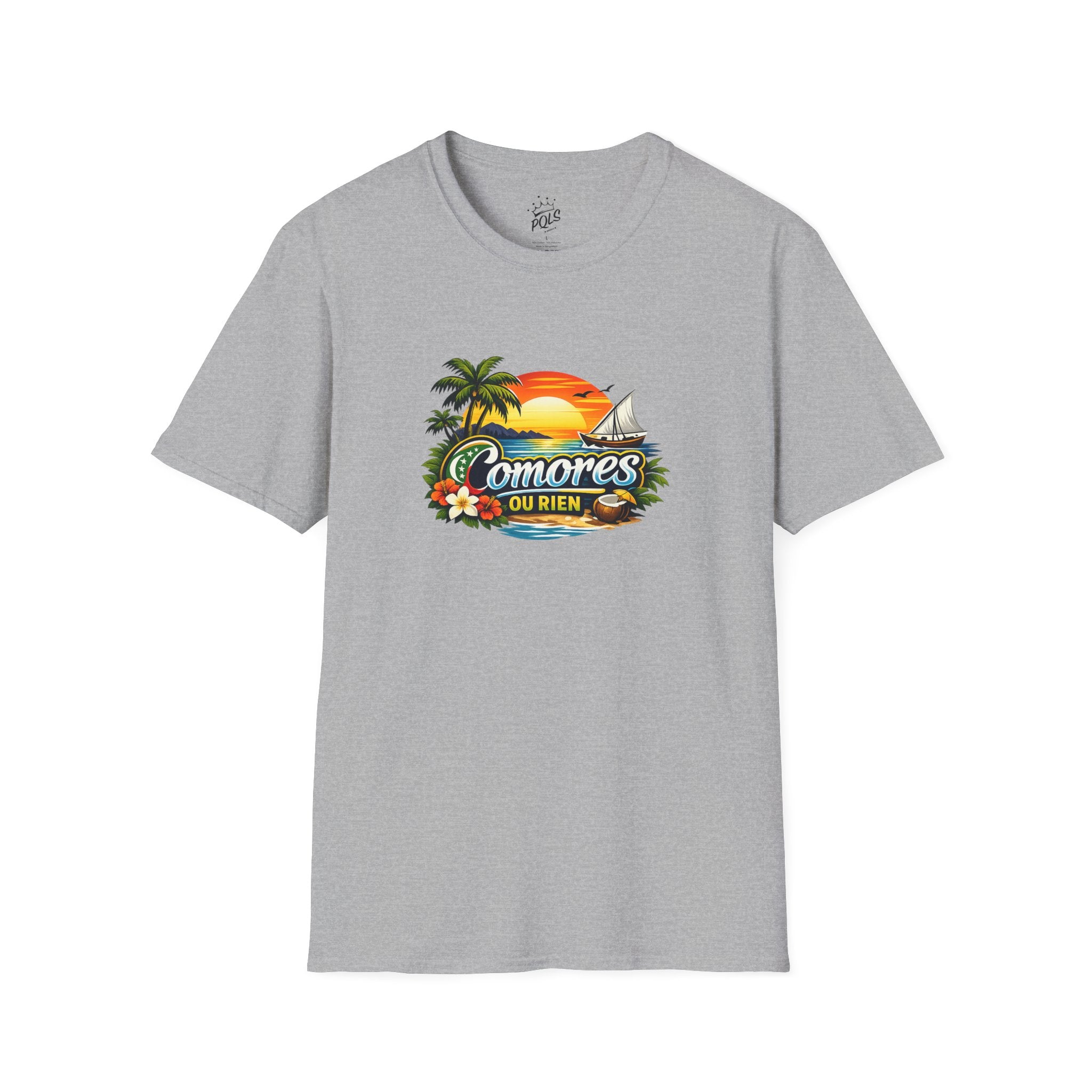 T-Shirt — Comores Ou Rien Sunset Tropical Crew
