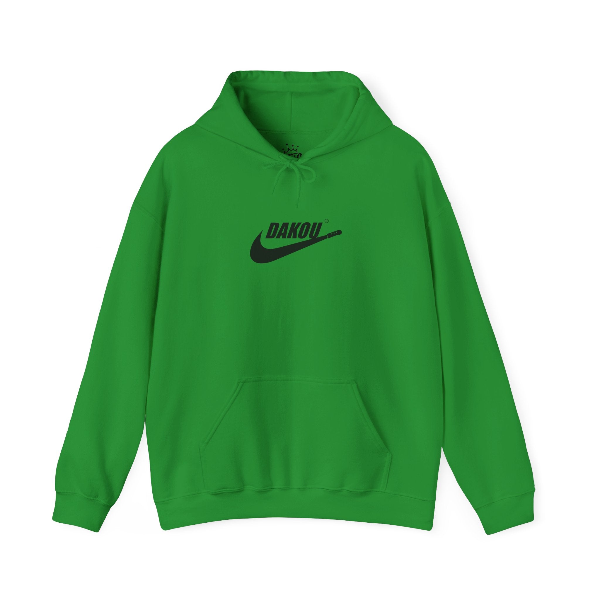 Dakou Swoosh Logo Hoodie - Minimal Streetwear Pullover