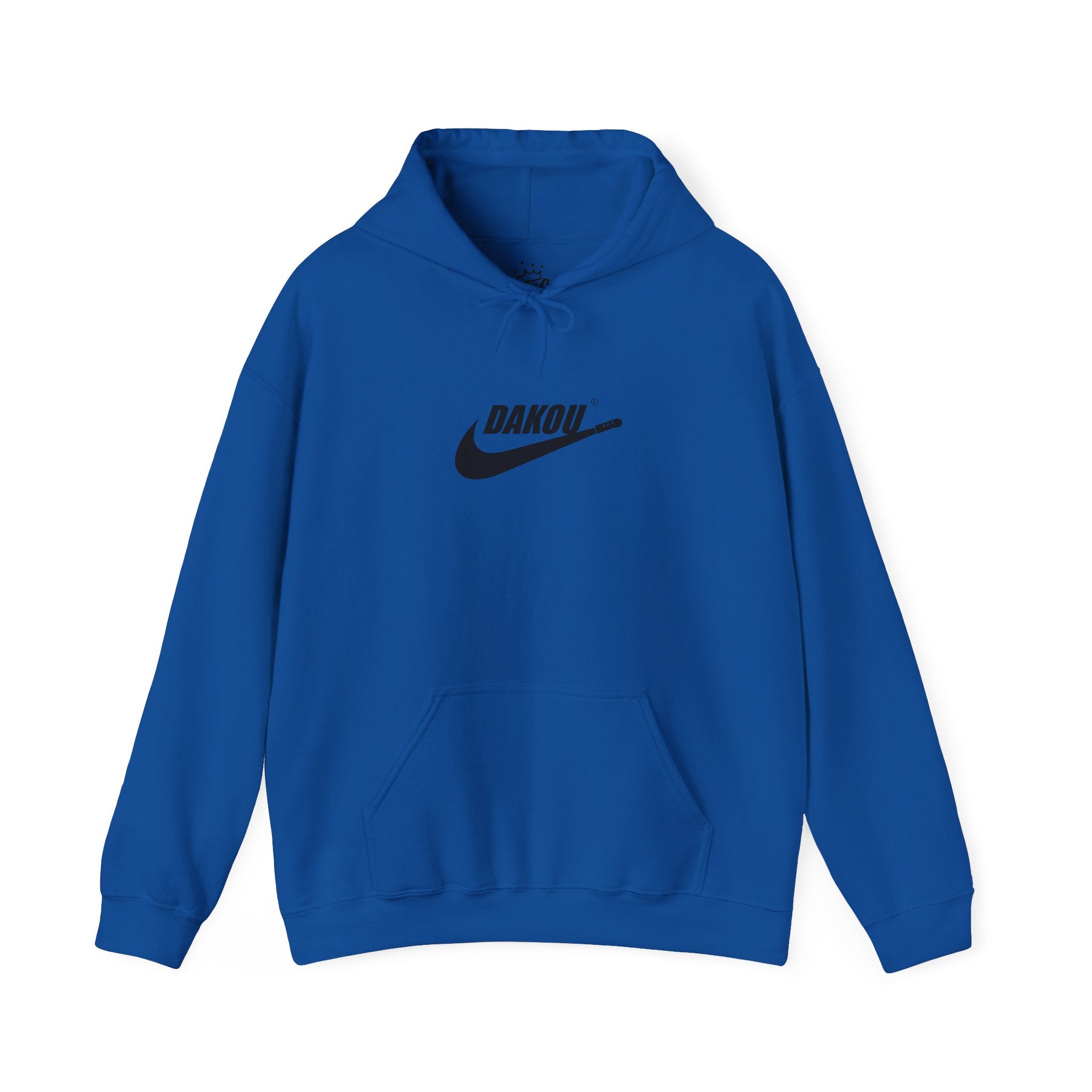 Dakou Swoosh Logo Hoodie - Minimal Streetwear Pullover