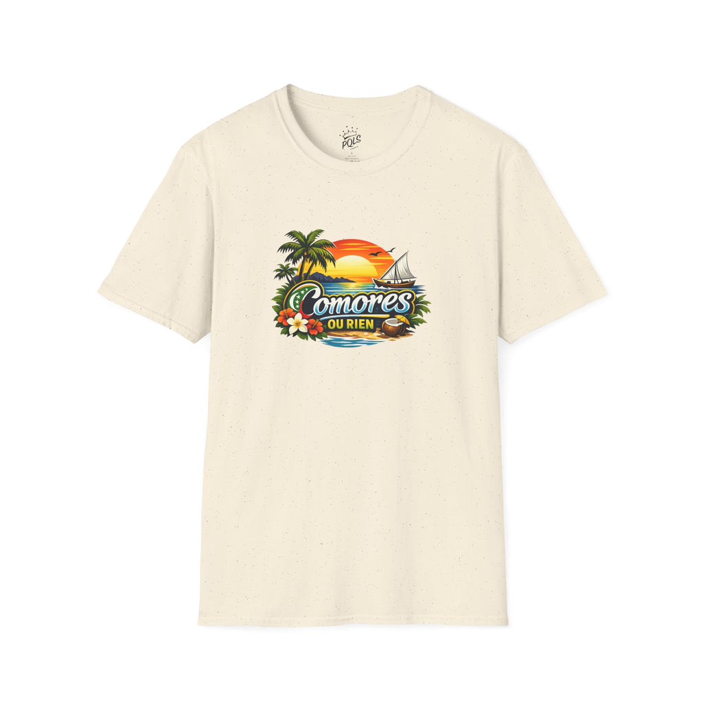 T-Shirt — Comores Ou Rien Sunset Tropical Crew