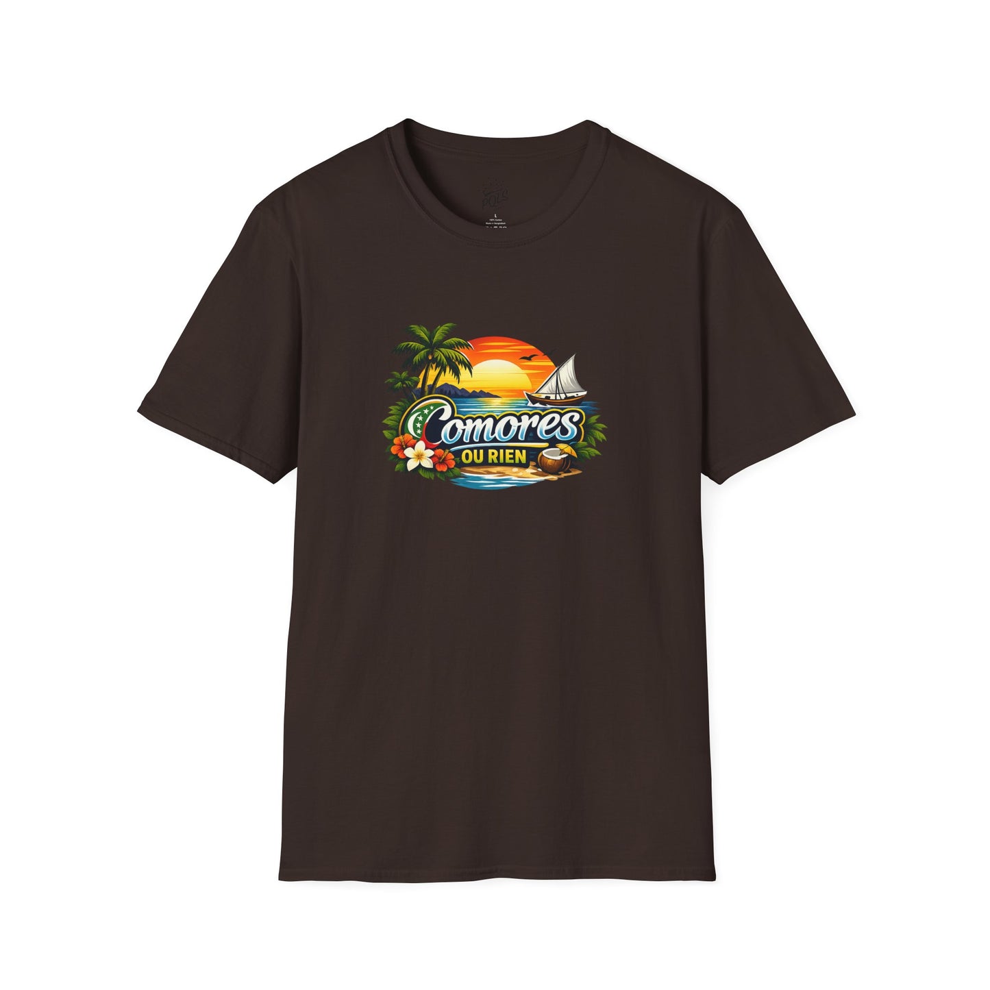 Tee Comores Ou Rien — Sunset Tropical