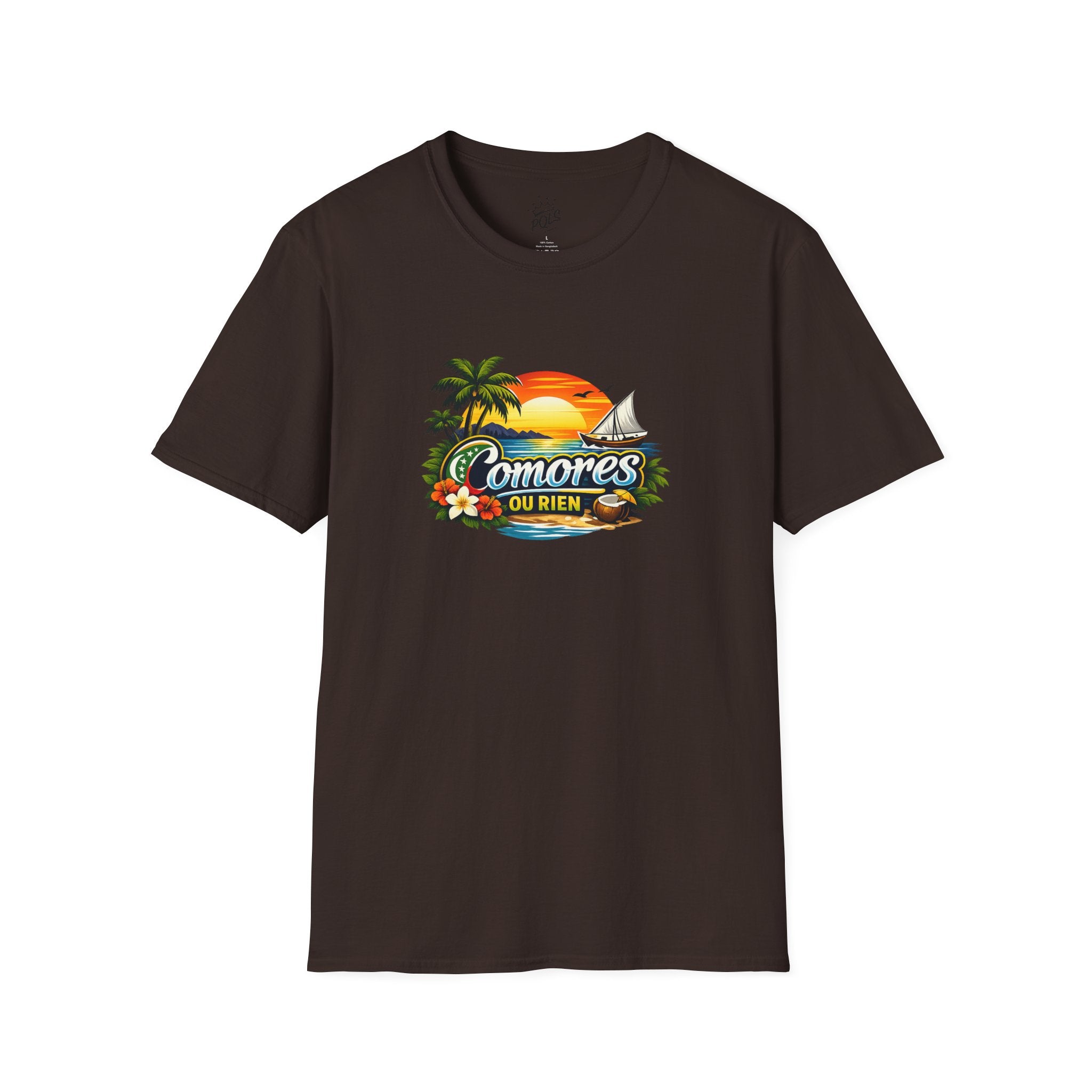 T-Shirt — Comores Ou Rien Sunset Tropical Crew