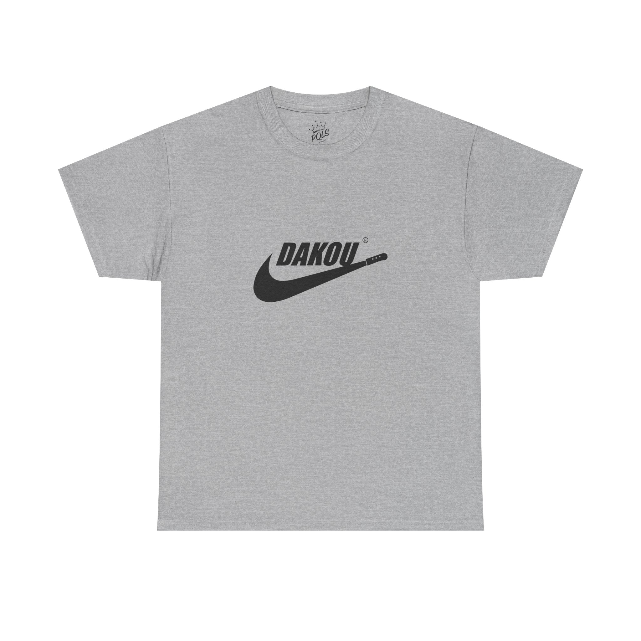 Dakou Swoosh Tee — Minimalist Athletic Logo T‑Shirt