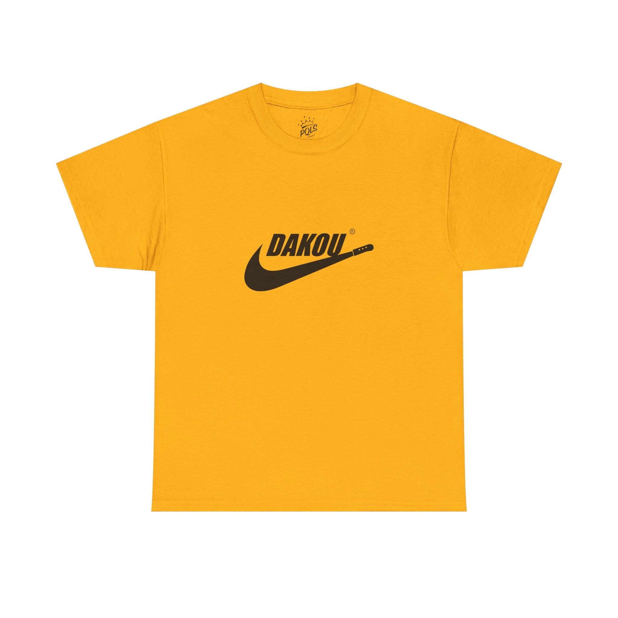 Dakou Swoosh Tee — Minimalist Athletic Logo T‑Shirt