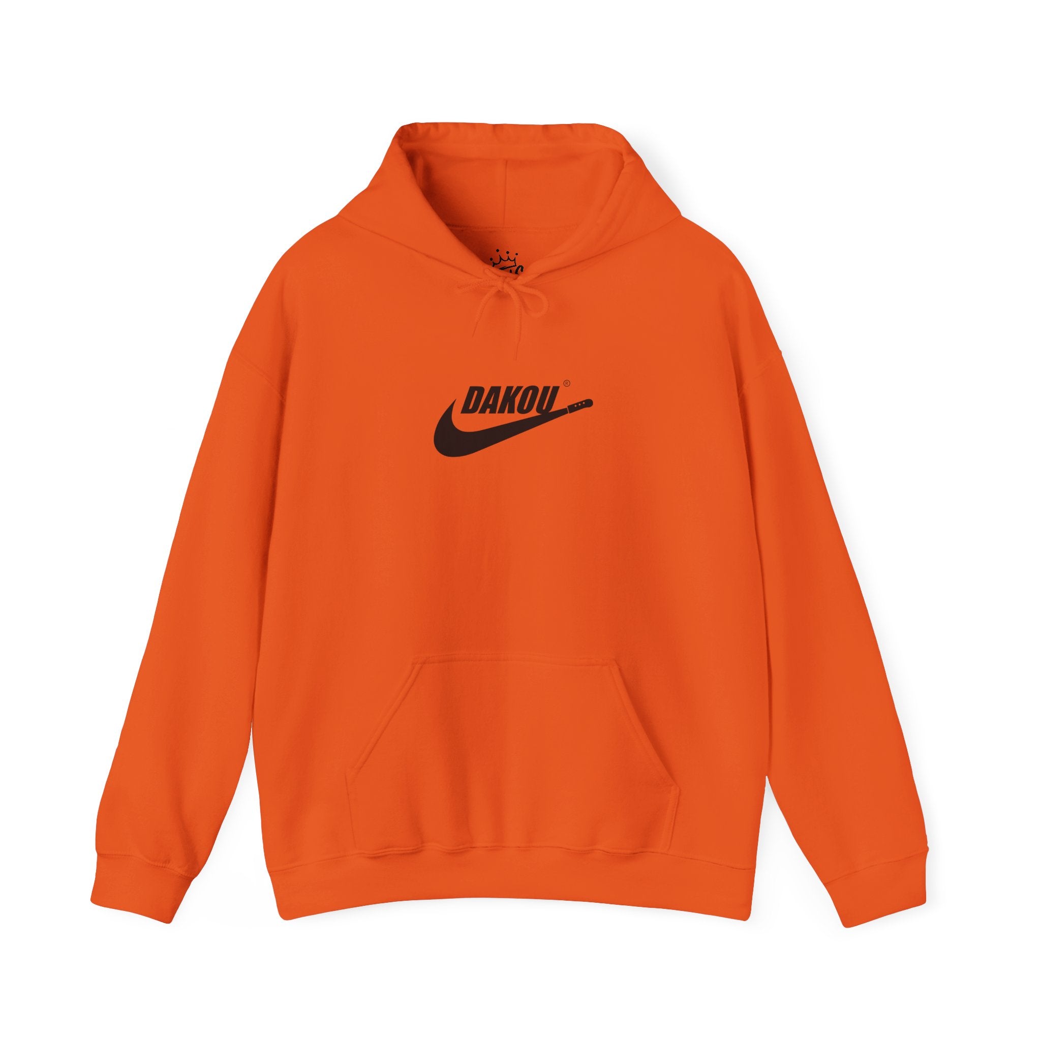 Dakou Swoosh Logo Hoodie - Minimal Streetwear Pullover