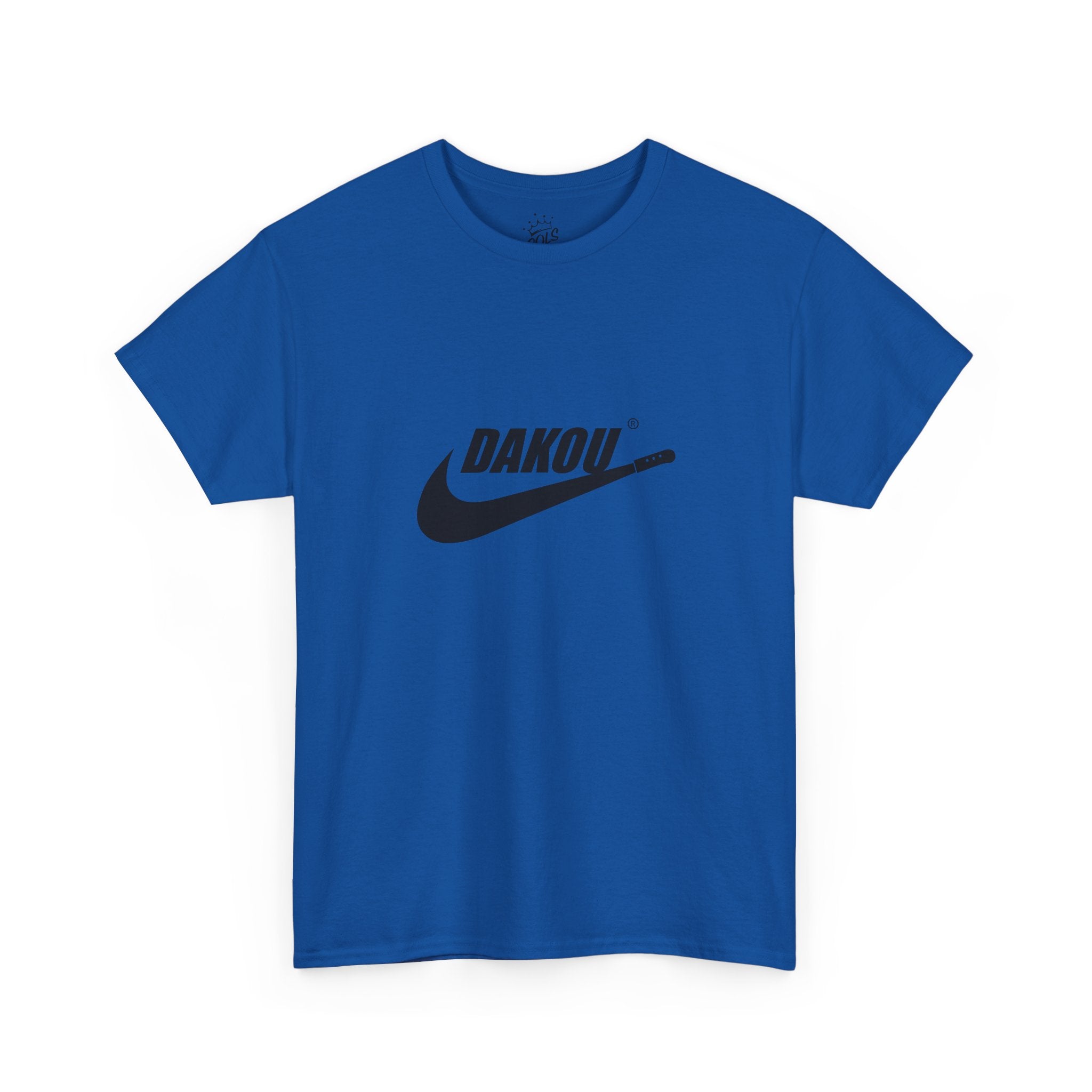 Dakou Swoosh Tee — Minimalist Athletic Logo T‑Shirt
