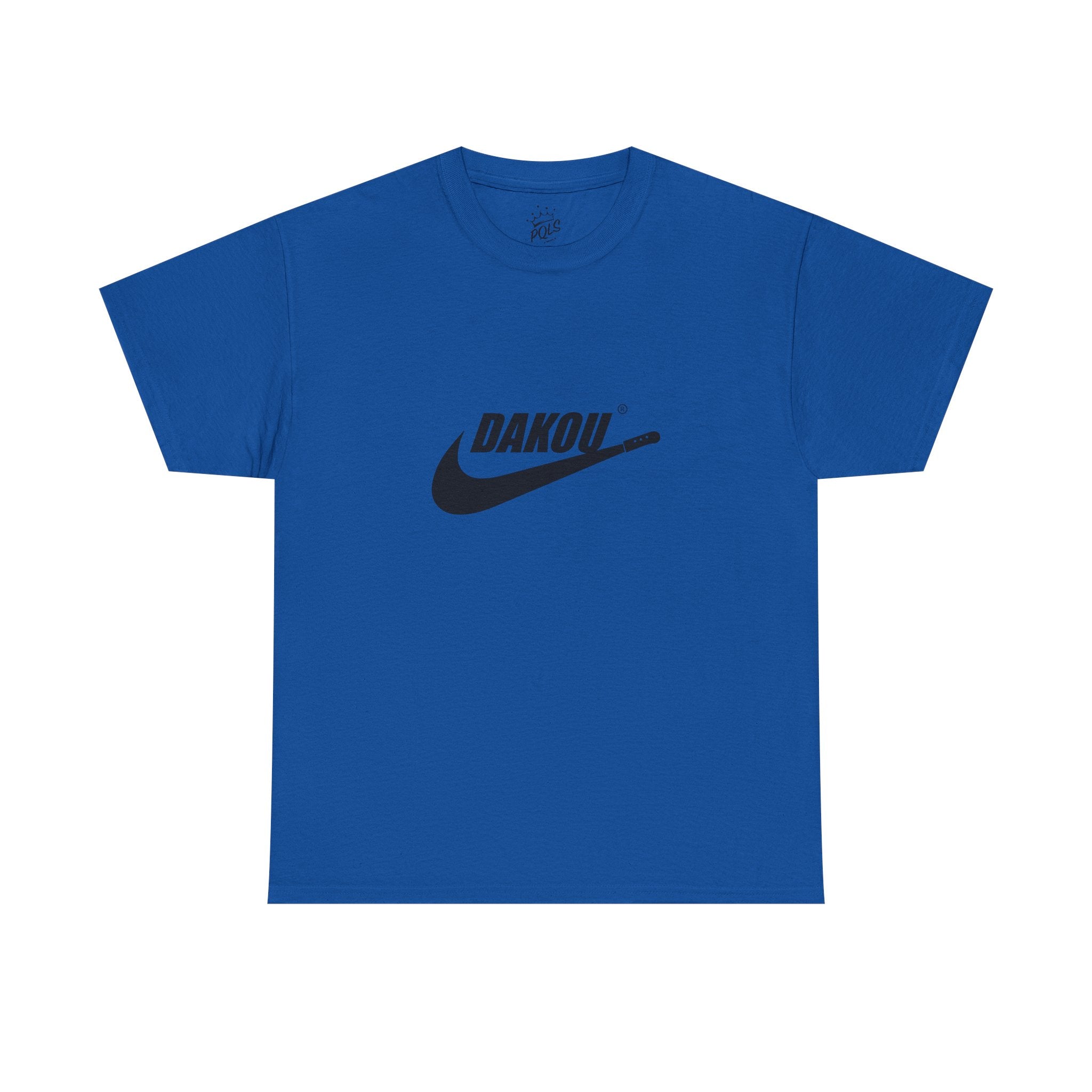 Dakou Swoosh Tee — Minimalist Athletic Logo T‑Shirt
