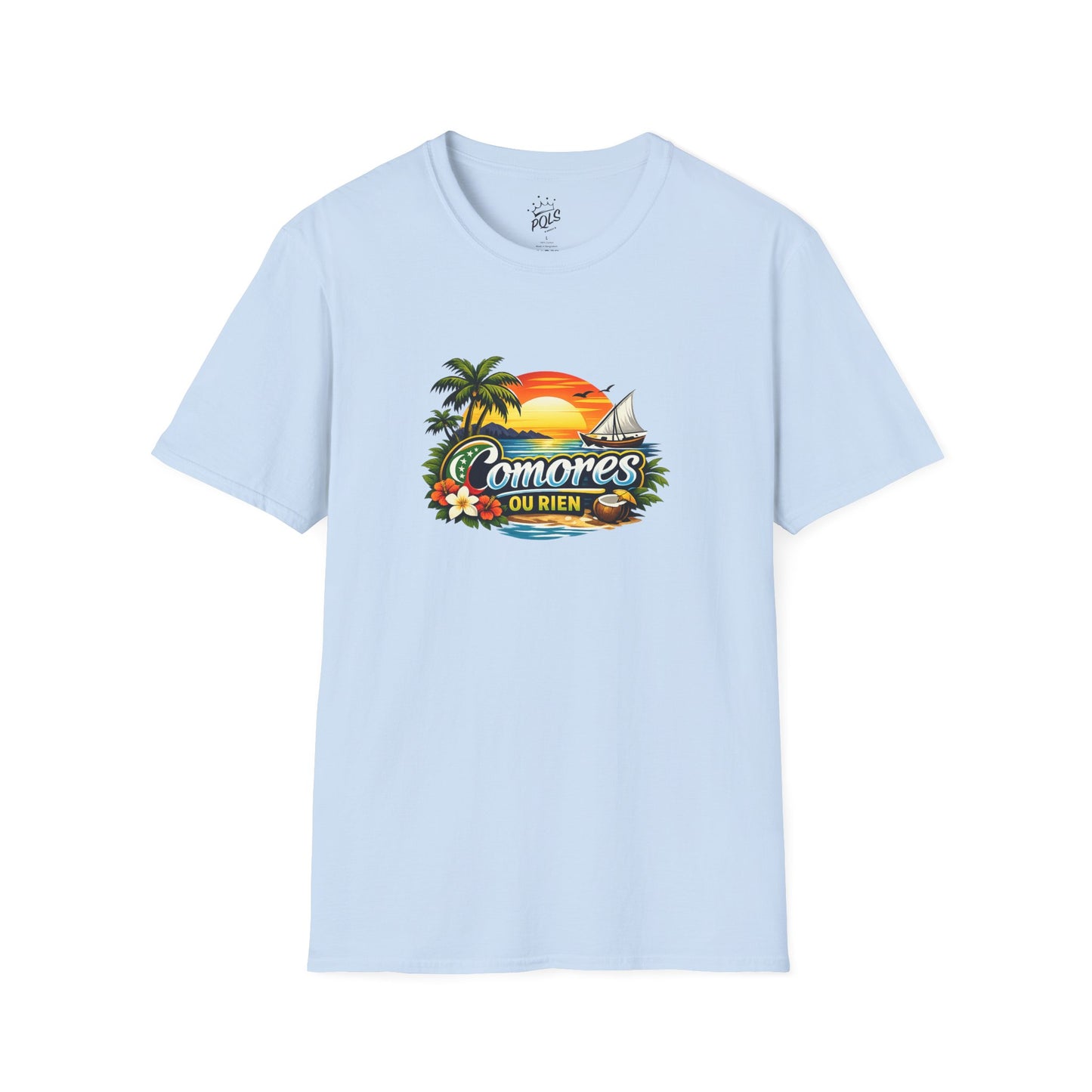 Tee Comores Ou Rien — Sunset Tropical