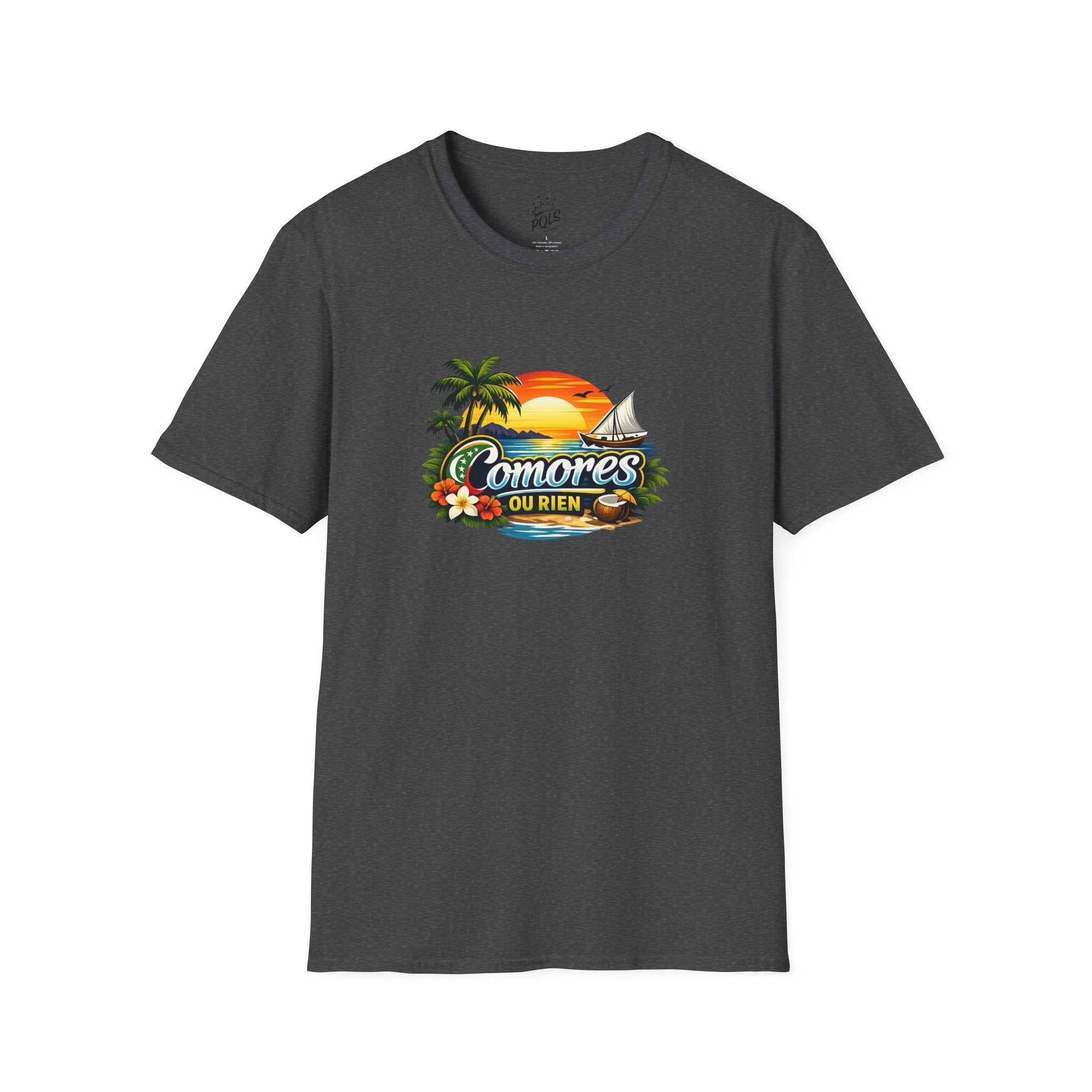 T-Shirt — Comores Ou Rien Sunset Tropical Crew