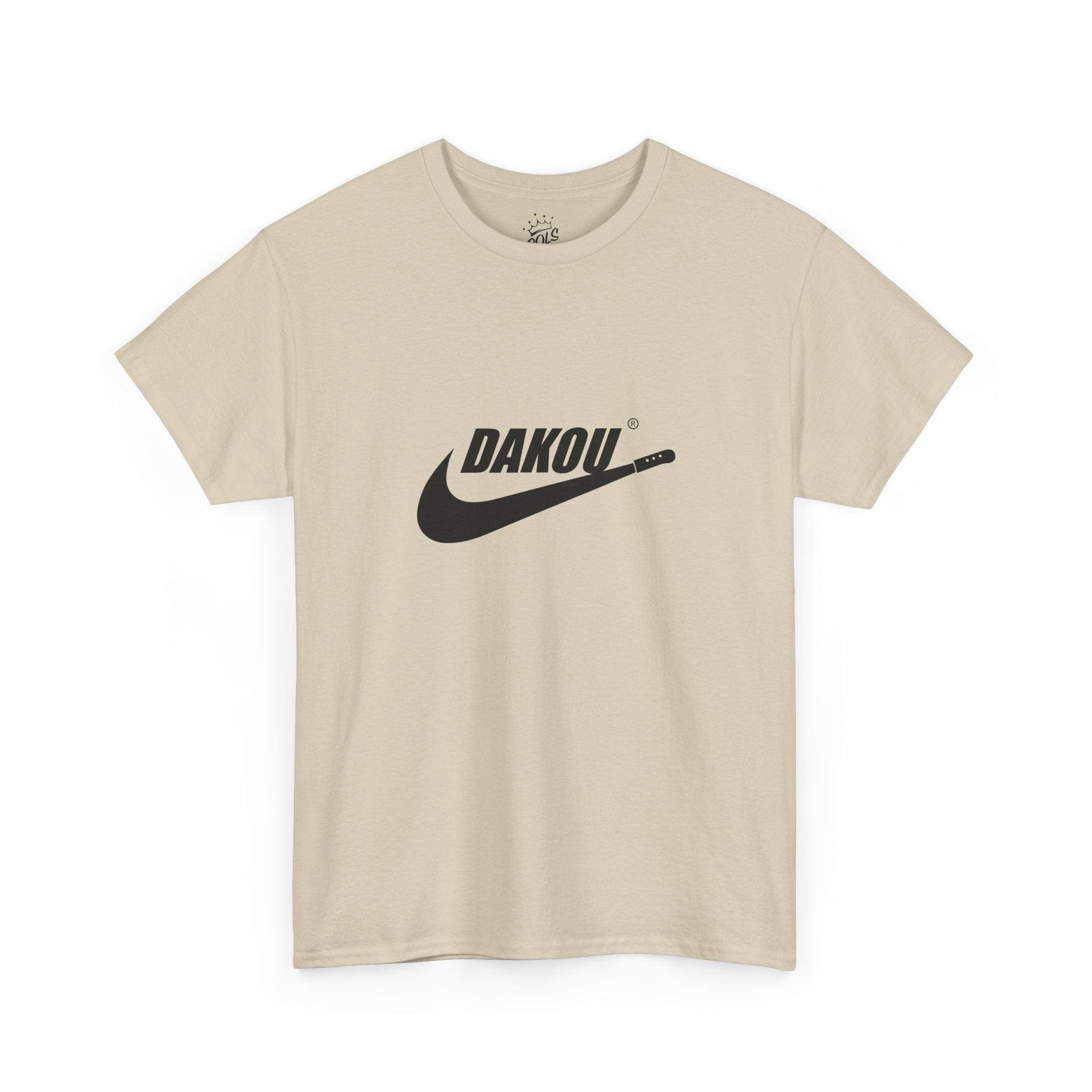 Dakou Swoosh Tee — Minimalist Athletic Logo T‑Shirt