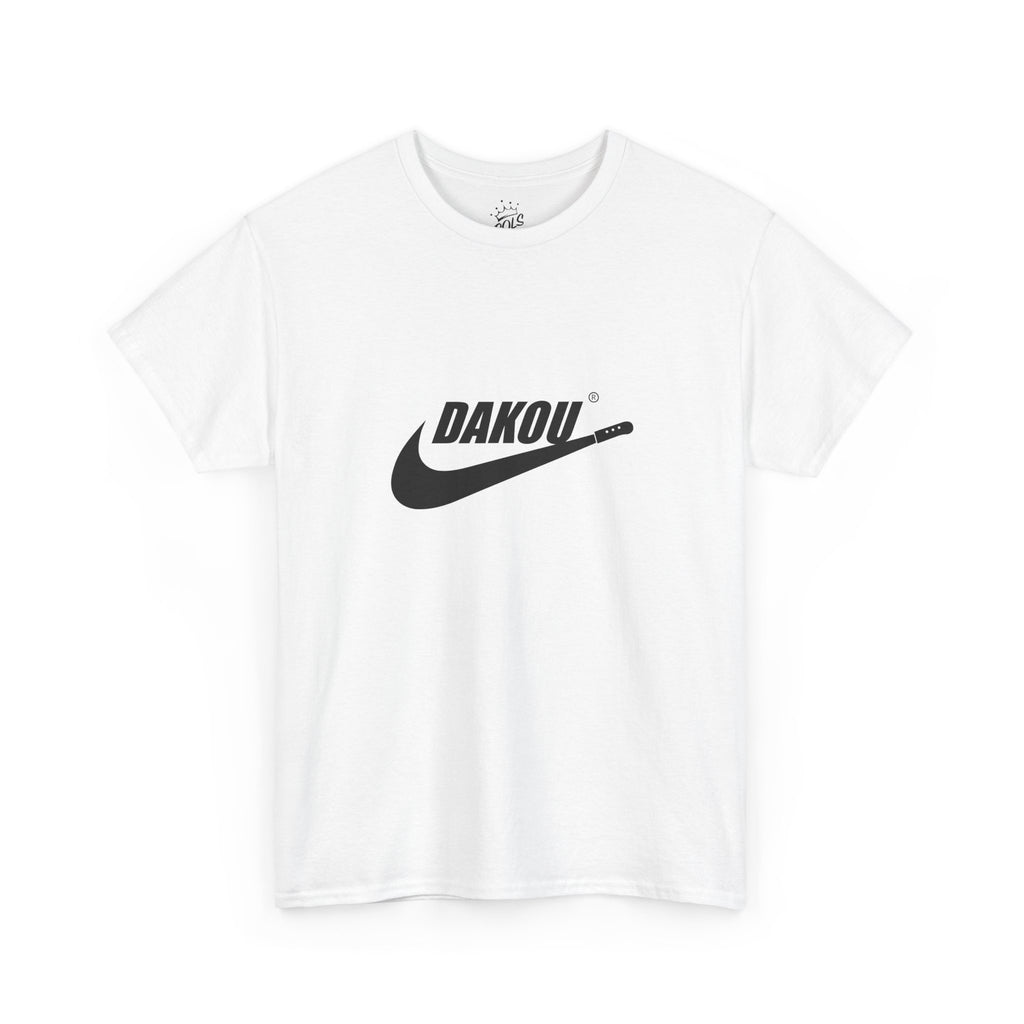 Dakou Swoosh Tee — Minimalist Athletic Logo T‑Shirt