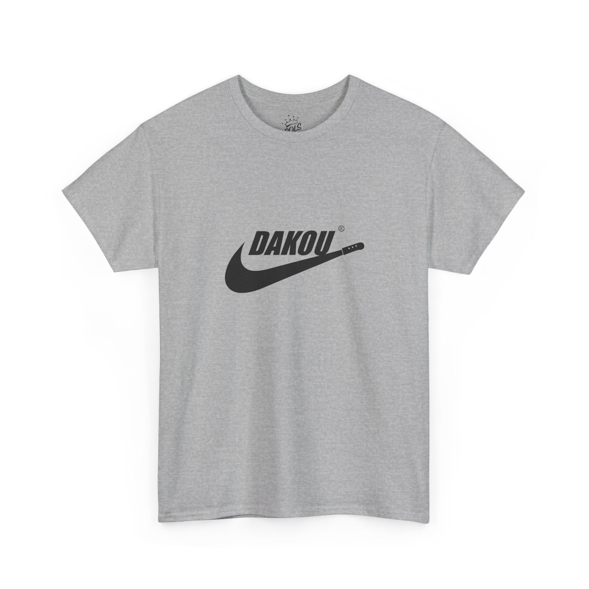 Dakou Swoosh Tee — Minimalist Athletic Logo T‑Shirt