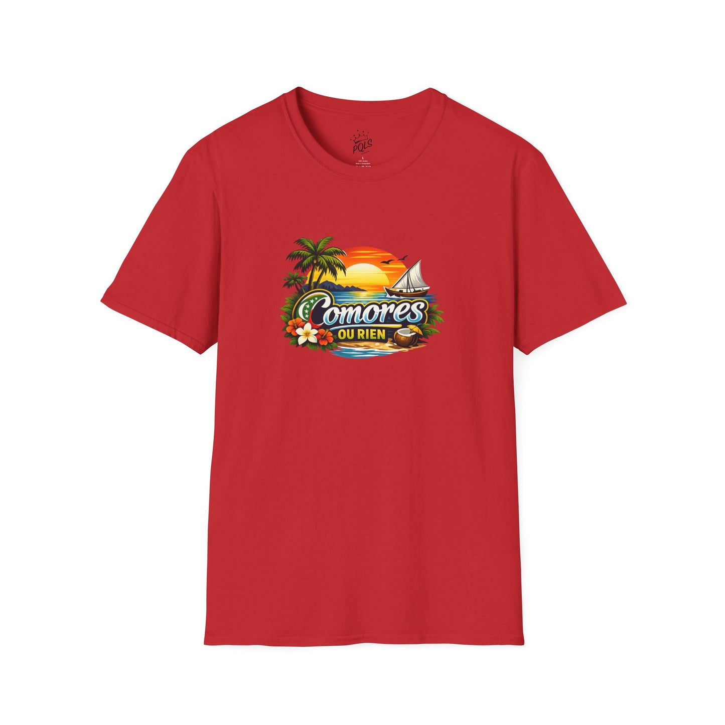 Tee Comores Ou Rien — Sunset Tropical
