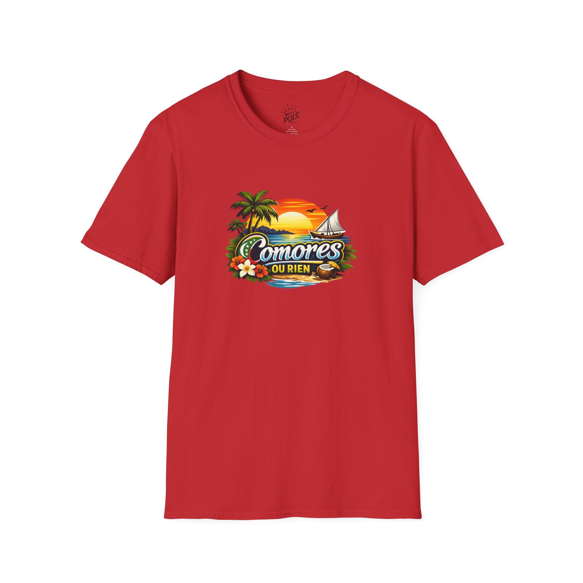T-Shirt — Comores Ou Rien Sunset Tropical Crew
